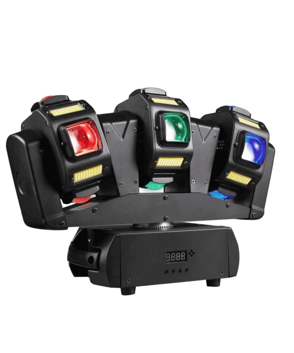 Led Beam Strobe Moving 3 Head Light