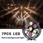 LED COB RGBW Par Retro Light