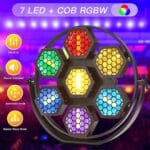 TOP PRO 7p LED COB RGBW Par Mini Retro Light