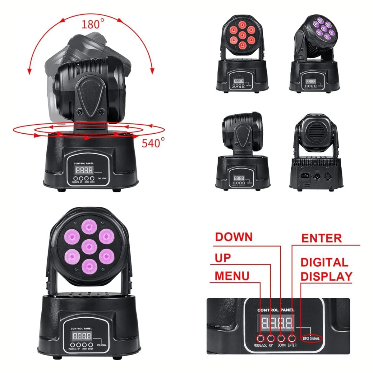 TOP PRO 7 LED Moving Head Stage Light