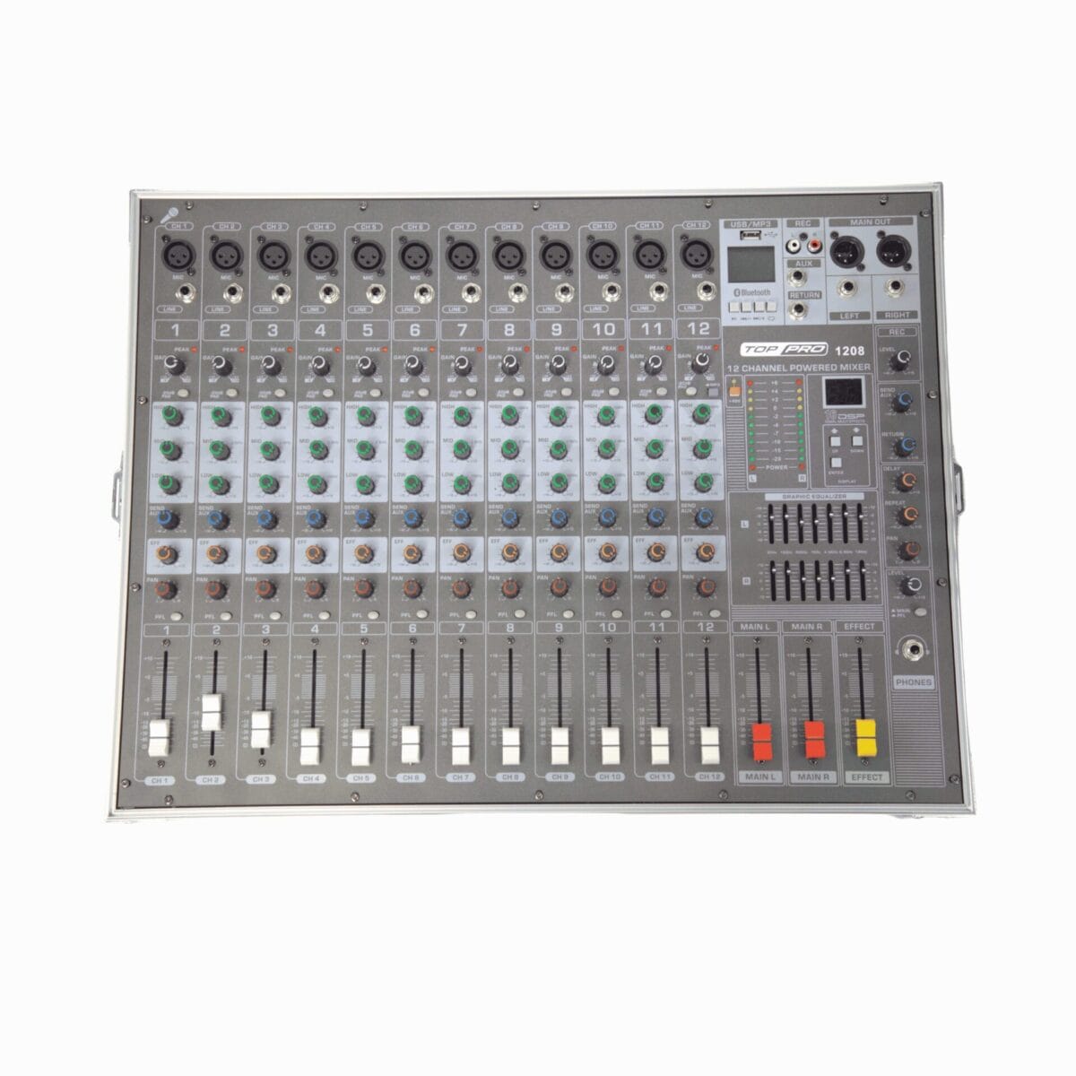 1208 Professional Audio Power Mixer