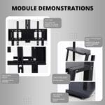 1700 Rotating Floor TV Stand