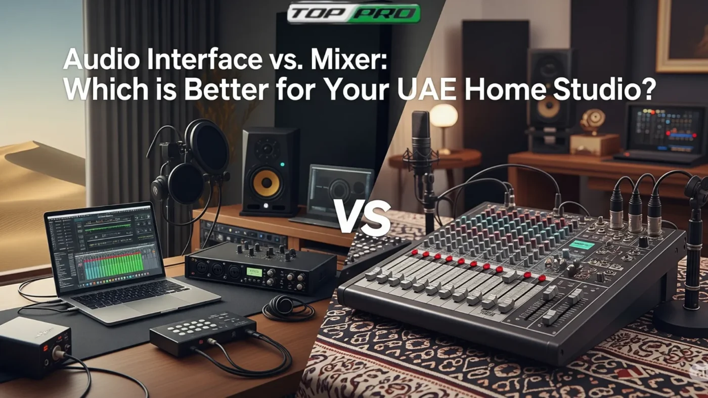 Audio Interface vs. Mixer: Which is Better for Your UAE Home Studio?