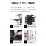 P65 Folding Wall Mount TV Stand