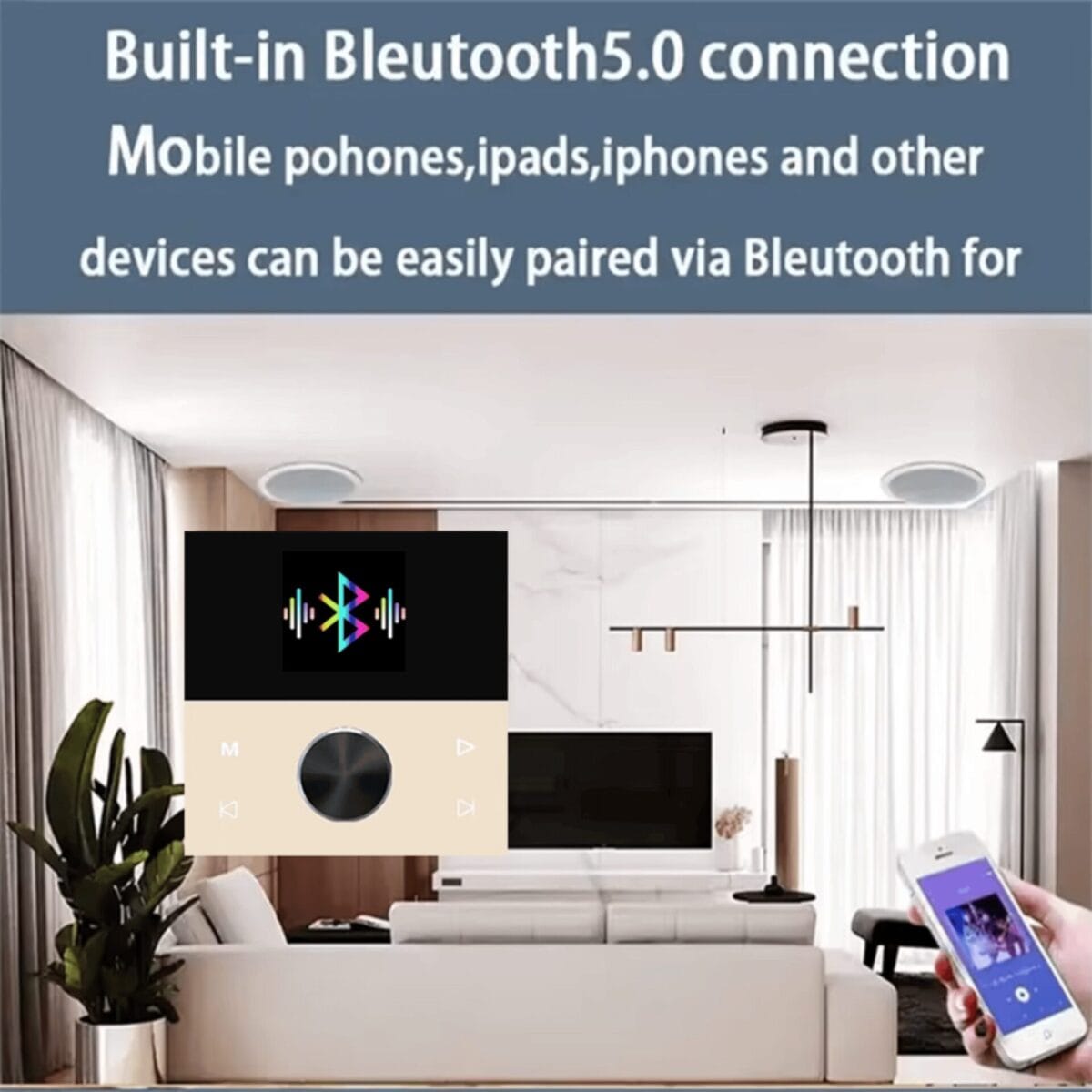 Wall Mounted Home Audio Amplifier