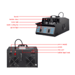 TOP PRO 1500W Bubble Fog Machine