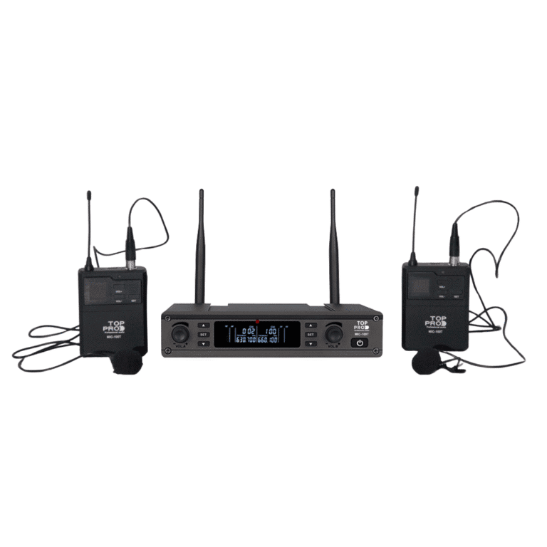 MIC-100T Dual UHF Wireless Microphone