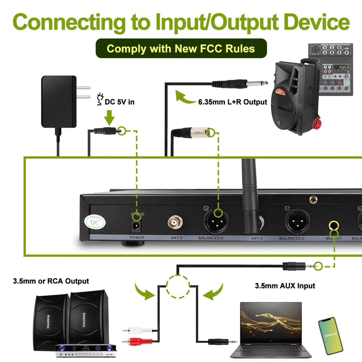 PS8400H Wireless Microphone