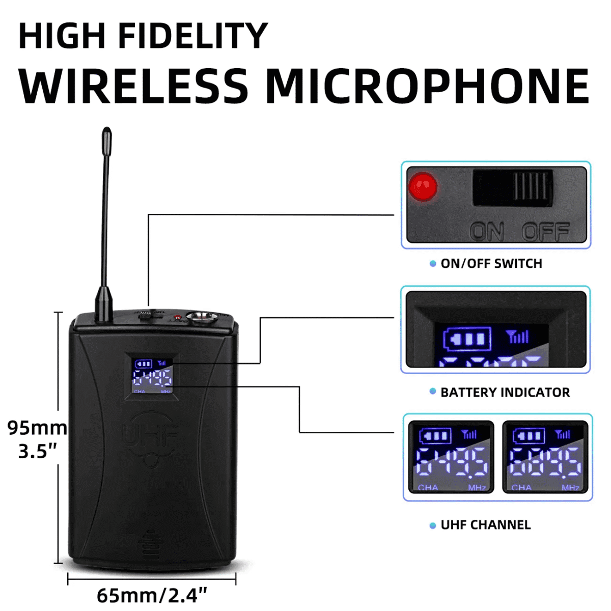 PS8400H Wireless Microphone