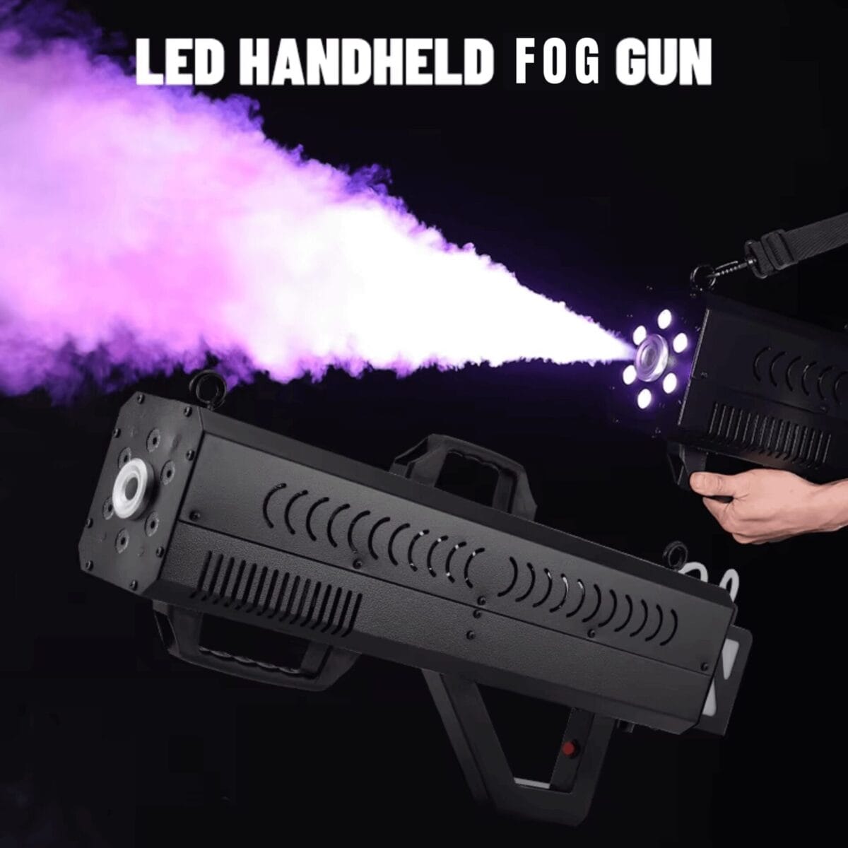 TOP PRO 1500W Handheld LED Fog Machine Air Gun