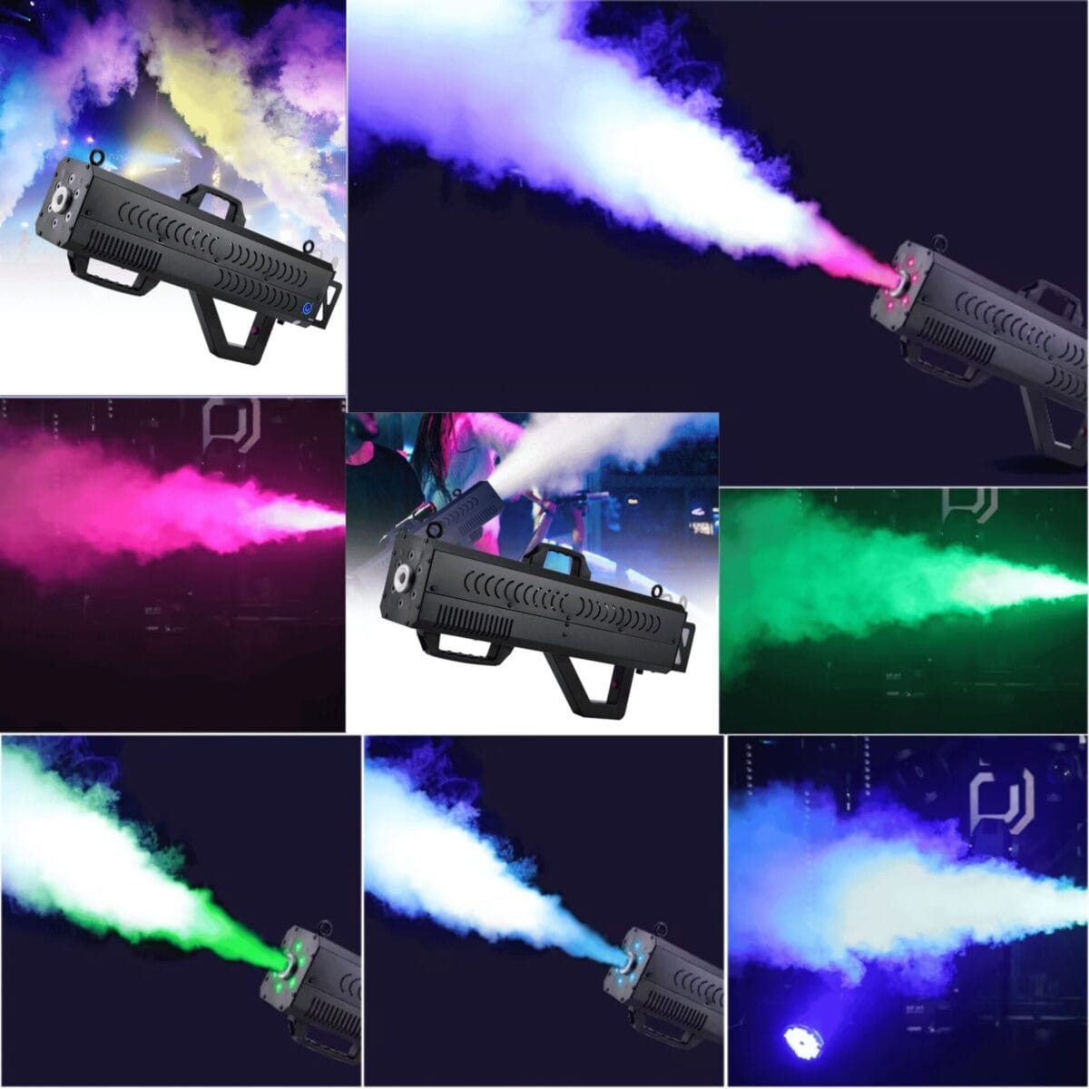 TOP PRO 1500W Handheld LED Fog Machine Air Gun