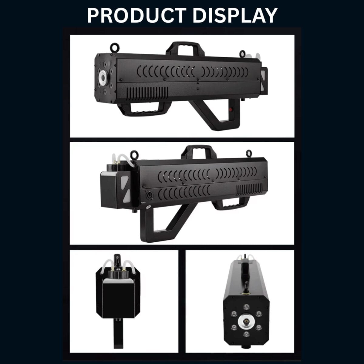 TOP PRO 1500W Handheld LED Fog Machine Air Gun