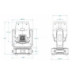 TOP PRO 230W Mini 7R Beam Moving Head Light - Image 7