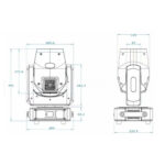 TOP PRO 295W Mini 7R Beam Moving Head Light - Image 7