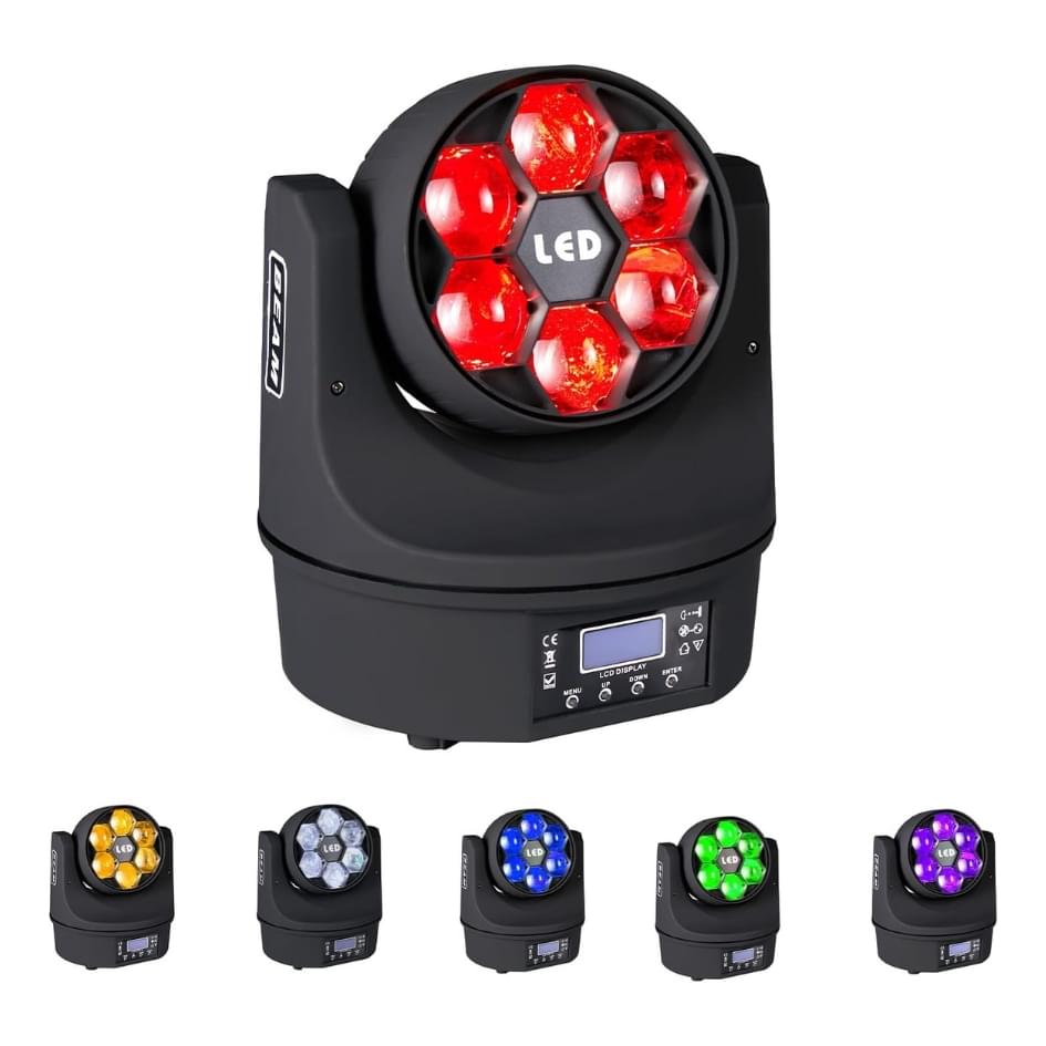 MINI BEE 6 EYE RGBW MOVING STAGE LIGHT