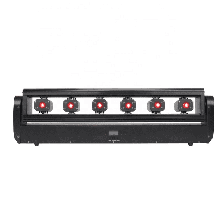 TOP PRO 6 HEAD RED COLOR DJ MOVING LASER LIGHT