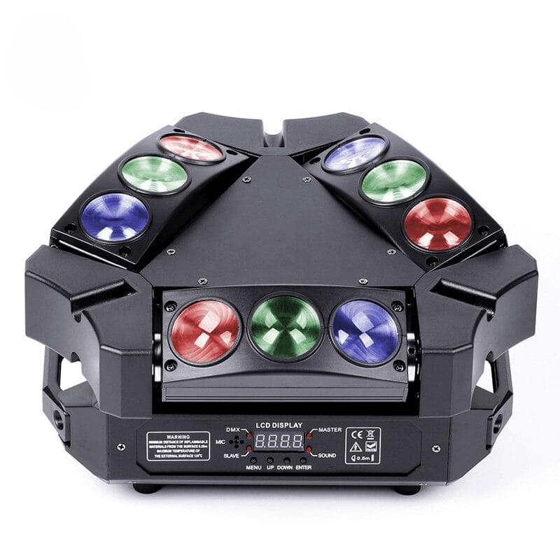 Three Side Spider 9 LED Moving Headlight